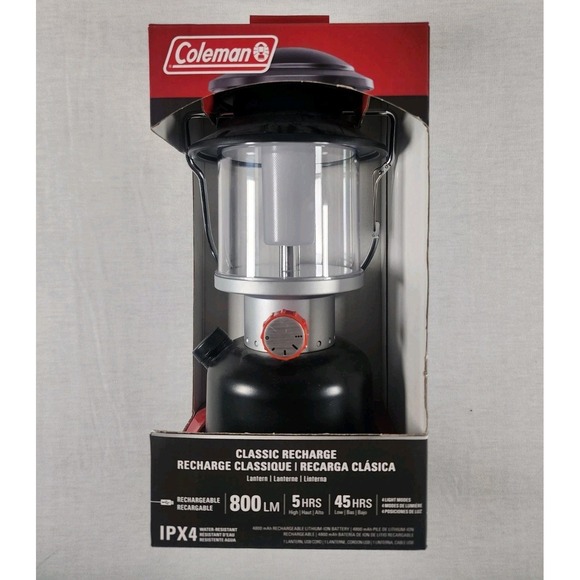 Coleman Other - Coleman Lantern Classic Rechargeable 800 Lumen LED IPX4 Water Resistant Durable